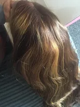 Resaltar Peluca de cabello humano cuerpo onda de encaje Frontal pelucas rubio miel de color marrón peluca 1B 27 Ombre Cierre de encaje peluca para mujeres Remy