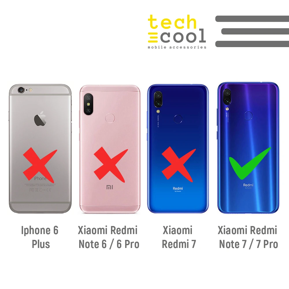 FunnyTech®Чехол-подставка для Xiaomi Silicone Note Redmi 7/Note 7 Pro L Dreamcatcher fund Galaxy
