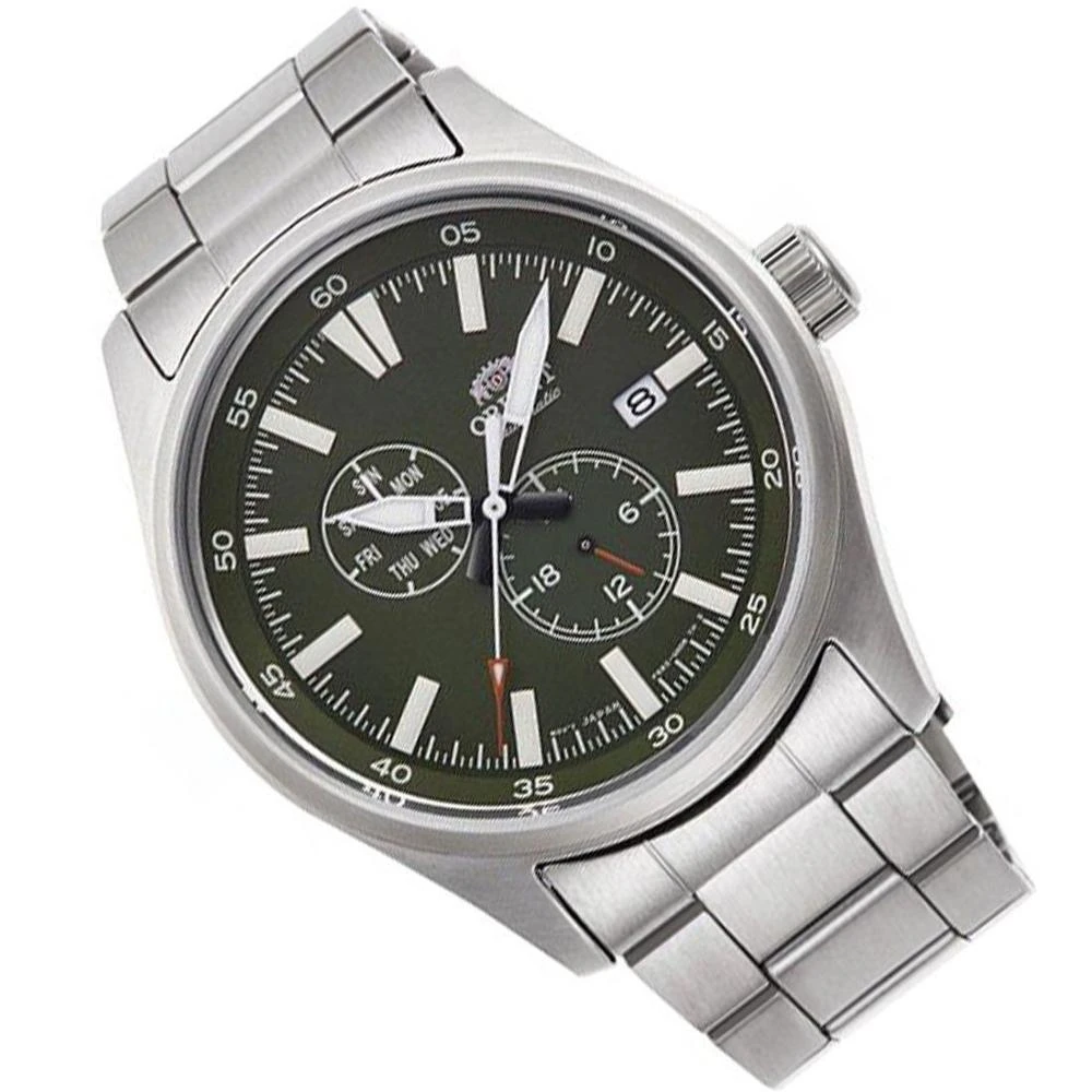 Auto military watch man Orient Defender II RA AK0402E Hand Hacking / Self  winding strap steel 42.4mm|Sports Watches| - AliExpress