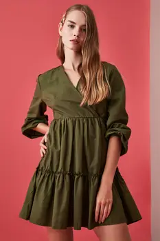 

Trendyol Shirred Dress TWOAW21EL0744