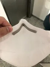 Tira de Protección de espuma de microfibra, almohadillas antiniebla para puente nasal, cojín para máscara bucal, materiales de protección, 100 Uds.