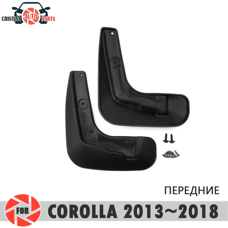 Автомобильный брызговик s для Toyota Corolla 2013 ~ 2017, брызговики, переднее крыло брызговиков, автомобильные аксессуары Автомобильный брызговик s для Toyota Corolla 2013 ~ 2017, брызговики, переднее крыло брызговиков, автомобильные аксессуары