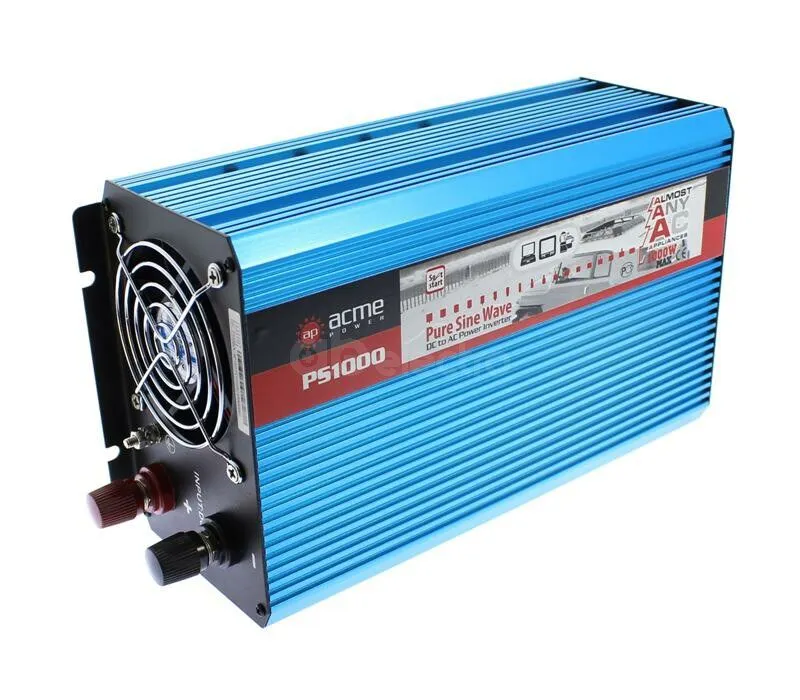 Преобразователь напряжения AcmePower AP-PS1000/24(реальный синус, 1000 Вт)(+ Набор предохранителей в подарок
