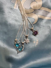 NEHZY-collar con colgante de corazón hueco de circonita de cristal para mujer, joyería de plata de ley 925, 45CM de longitud