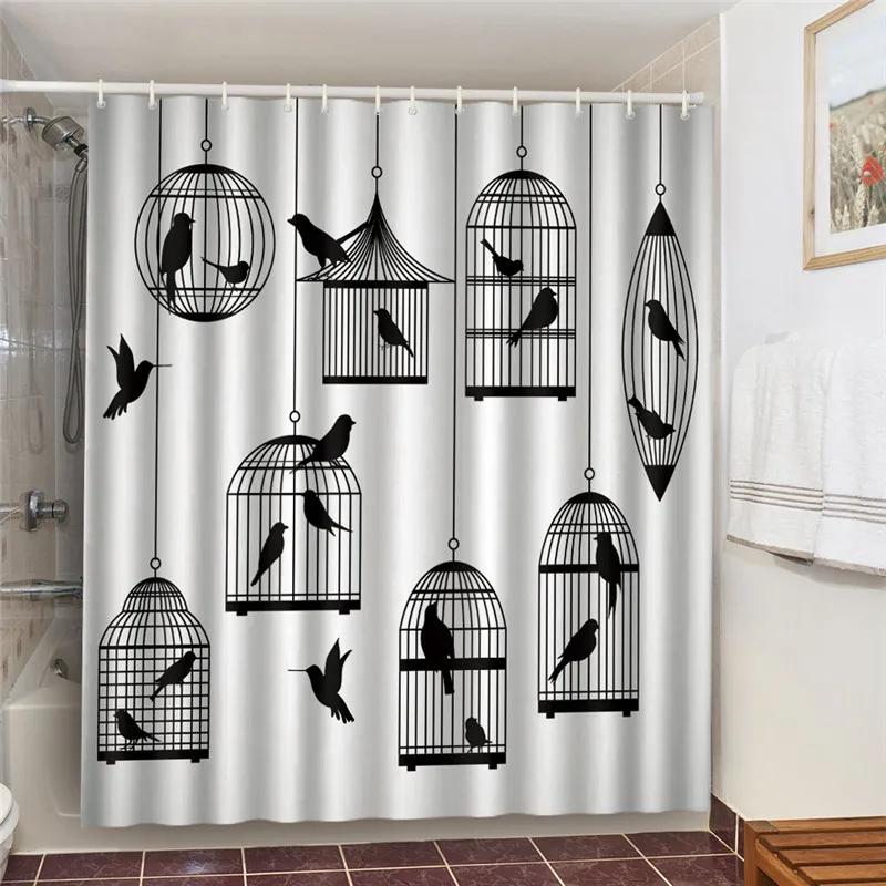 Rideau De Douche Cactus Coloré Bovlleetd - Motif Désert Dessin Animé 152x183cm