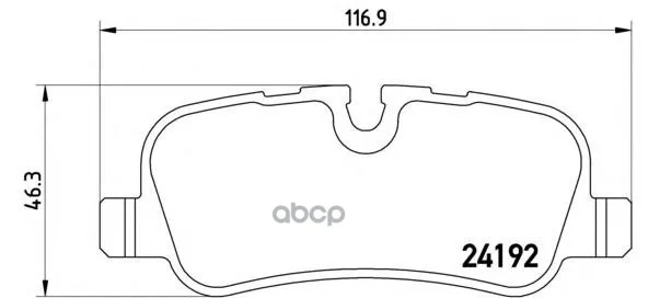 Колодки Тормозные Land Rover Discovery 2.7td/4.4 04/Range Rover 05задние Brembo P44013 Brembo арт. P44013