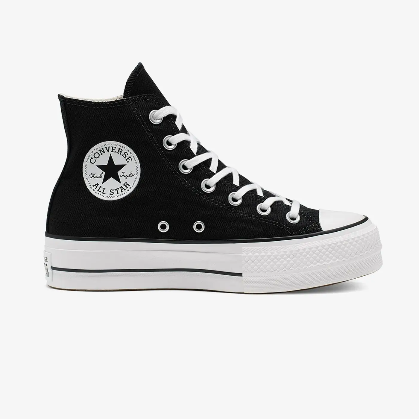 Оригинальные женские черные кроссовки Converse Chuck Taylor All Star Lift Hi на платформе 560845C - 001