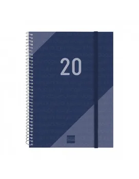 

SPIRAL AGENDA YEAR BLUE WEEK UPRIGHT VIEW E10 161X212X9 MM 2020 FINOCAM