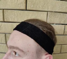 Diadema deportiva Unisex para Yoga, banda elástica para el sudor, cinta para el pelo, accesorios deportivos, 1 unidad