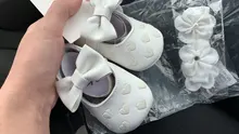Ma & Baby-zapatos de lazo de piel sintética para recién nacidos, calzado de princesa para fiesta de cumpleaños, zapatos de cuna blandos, 0 a 18 meses