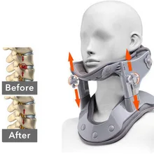 

Cervical Support Cervical Vertebra Traction Device Hot Compress Physiotherapy Cervical Spine Adjustable Support Correction