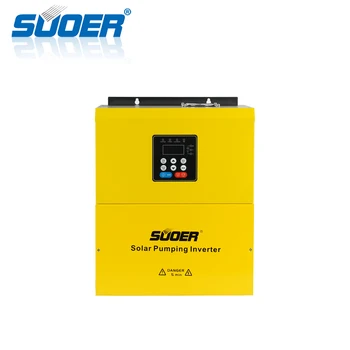 

Suoer【 Solar pumping inverter 】15KW 380V 3-phase solar water pump inverter (PV100-15G-4T)