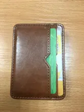 Cartera mágica de cuero para hombre, cartera pequeña con bolsillo para monedas, monedero, tarjetero, Clip para dinero en efectivo, 2021