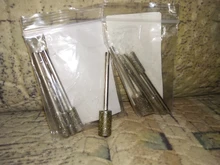DRELD 8 unids/set de diamante de corte de cabeza puntas montados poco 2,35mm vástago de piedra de Jade tallado pulido para Dremel herramienta rotativa