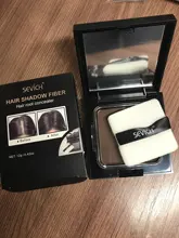 Sevich-Polvo de sombra para el pelo, 5 colores, 12g, resistente al agua, Control de bordes, cubre raíces, corrector de pelo marrón oscuro con farol