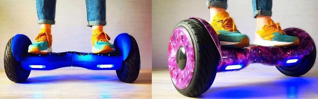 Гироскутер CARCAM 10.5 White lighting - встроенные светодиоды