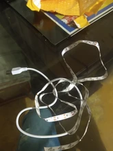 Strip-Light Tv-Background-Lighting Key-Control Desk-Screen Usb-Cable Flexible-Lamp LED