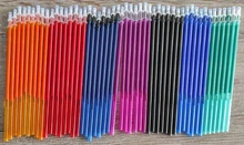 Juego de bolígrafo recargable, conjunto de boli borrable y recambiable, con carcasa lavable, mango de 0,5mm y cartuchos de recambios, tinta de 7 colores, ideal para la escuela y la oficina, 59 unidades