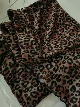 Sweetown marrón leopardo Y2K Joggers de cintura alta pantalones doble capa de red E chica estética Pantalones mujer pantalones de chándal