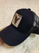 Gorra de béisbol con bordado de animales para hombre y mujer, gorro de béisbol con bordado de animales, estilo camionero, Hip Hop, unisex