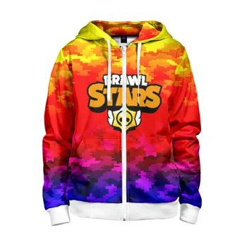 

Children's sweatshirt 3D with zipper Brawl Stars