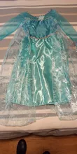 Vestido de princesa Elsa para niñas, vestidos de Cosplay, disfraces de nieve para niños, vestido de princesa, bata Infantil