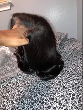 Bob peluca brasileña corta hueso recto pelucas de cabello humano para las mujeres negras peluca negra T malla con división Bob Peluca de cabello humano Pre arrancado