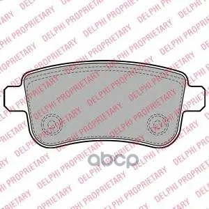 Тормозные Колодки Delphi Lp2153 Delphi арт. LP2153
