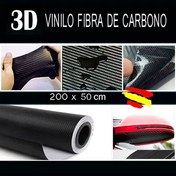 

3D VINYL CARBON FIBER 200x50 CM CARBON FIBER VINYL black car tuning