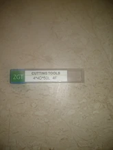 ZGT-fresas de aleación de acero de carburo de tungsteno, fresa de extremo, 4 flauta, 4mm, 6mm, 8mm, 10mm, 12mm, cortador de Metal, herramientas de fresado