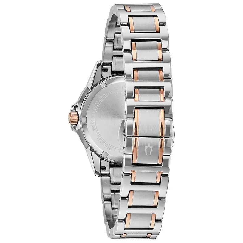 Наручные часы Bulova 98P187 женские кварцевые на биколорном браслете|Женские часы| |