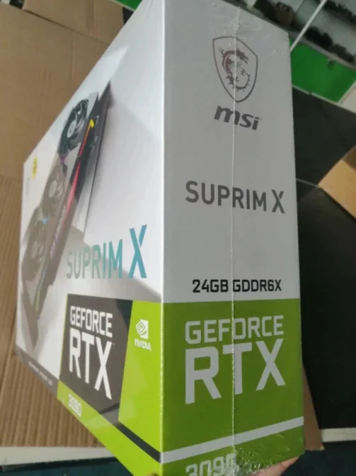 Сверхскоростная Видеокарта MSI GeForce RTX 3090 SUPRIM X 24G для майнинга игр |
