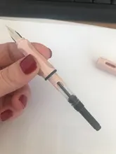 Jinhao-pluma estilográfica de moda, pluma clásica de plástico estrellado para finanzas, color macarrón Rosa EF, suministros escolares y de oficina, nueva marca de alta calidad