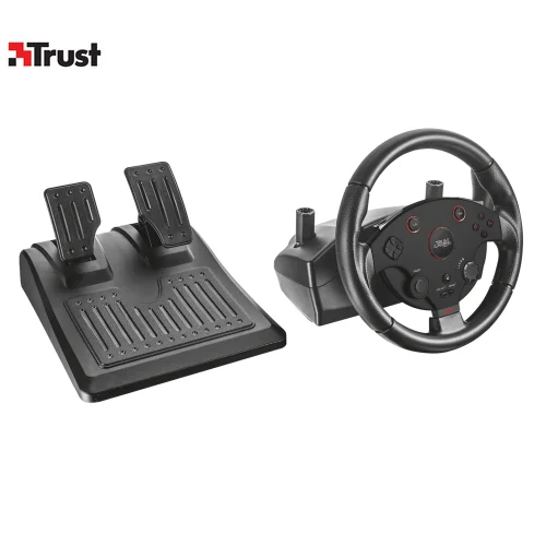 Игровой руль 20293 Trust GXT288 вибрация педали крепление на стол