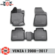 Коврики для dvd-плеер для Toyota Venza I 2008~ ковры Нескользящие полиуретановые грязезащитные внутренние аксессуары для стайлинга автомобилей