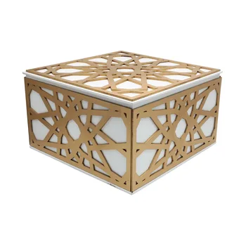 

19w4232 decorative casket, Wood, 20*20*11,5 cm