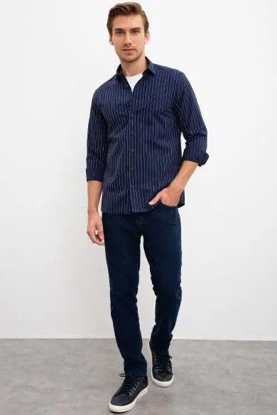 U.S. POLO ASSN. Men's Woven Gomlek