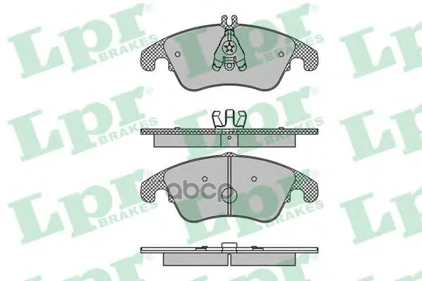 Колодки Тормозные Mercedes W204/W212(Спорт) Передние Lpr 05p1421 Lpr арт. 05P1421
