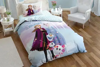 

Original Licenced Taç Disney Frozen 2, Elsa-Single Bed Cover Set-Manufactured in Turkey