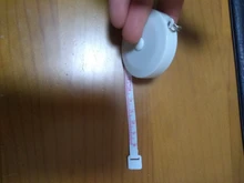 Regla de medición de peces retráctil impermeable, cinta suave, cinta de bolsillo, portátil, fácil de llevar, accesorios de Pesca, Blanca