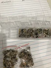 Unids/set de 3, 4, 5, 6, 7, 8 y 10mm, conectores de anillo de salto abierto, bricolaje para collar, kit para hacer joyas, Finding, conjuntos de suministros, 1370