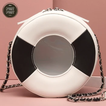 

Fashion Lady Handbag Shoulder Strap Crossbody Bag For Women Luxury Designer Round Bag Chain Small Handbag sac a main femme bolsa