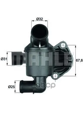 Ti 35 87_термостат! Vw Amarok 2.0tdi/Bitdi 10 Mahle/Knecht Ti3587 Mahle/Knecht арт. TI3587