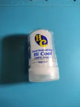 Desodorante de cristal de 60g para hombres y mujeres, palo de alumbre, eliminador de olor de axila corporal, antitranspirante, palo desodorante indefinido