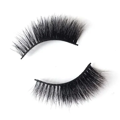 Любовь спасибо 1 пара норковые ресницы ручной работы Flase Lashes бескорыстные крест накрест объемный макияж многоразовый натуральный S10 - Цвет: S02