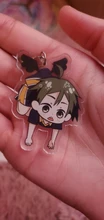Llavero con anilla de voleibol para niño, Haikyuu, Anime Llavero bonito llavero de dibujos animados sleutelhanger 2020 nuevo llaveros Accesorios