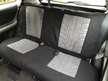 Car-Seat-Covers-Set AUTOYOUTH Tire-Track-Detail Universal Brand Fit with Styling Embroidery