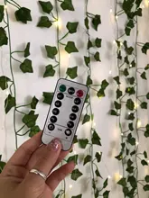 12pcs Artificial Plants LED Ivy Garland Fake Leaf Vines Room Decor Hanging For Home Wedding
