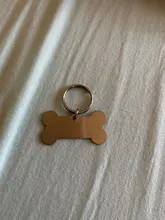 Llavero con chapa personalizada para identificación de mascotas, colgante con nombre grabado para Collar de cachorro de gato, accesorios para mascotas