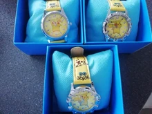 Reloj de silicona de Pokémon Pikachu Go para niños, pulsera de cuarzo de dibujos animados, juguetes para regalo de cumpleaños